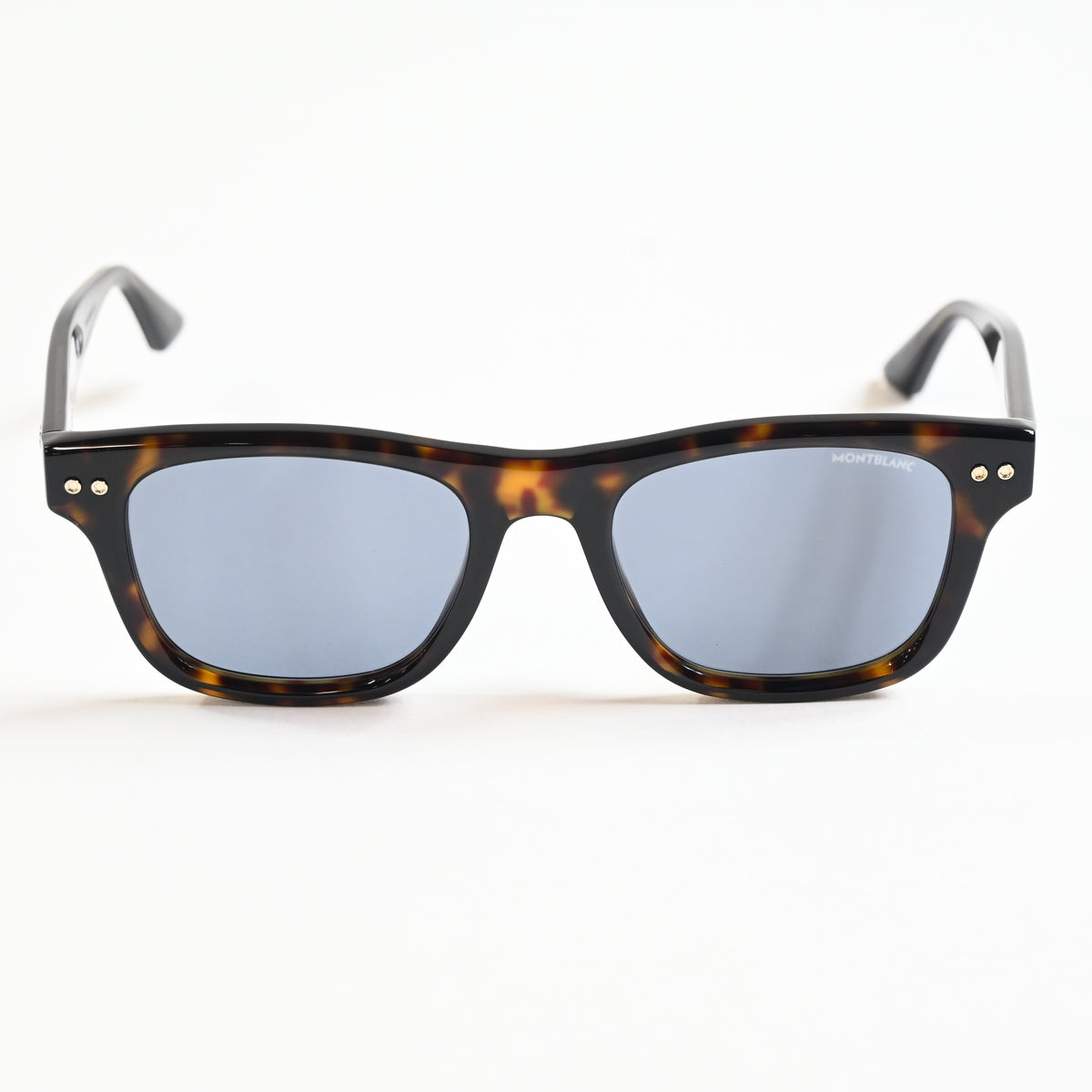 Montblanc MB0254S 002 Mens Authentic Sunglasses Havana/Blue, 53mm - New