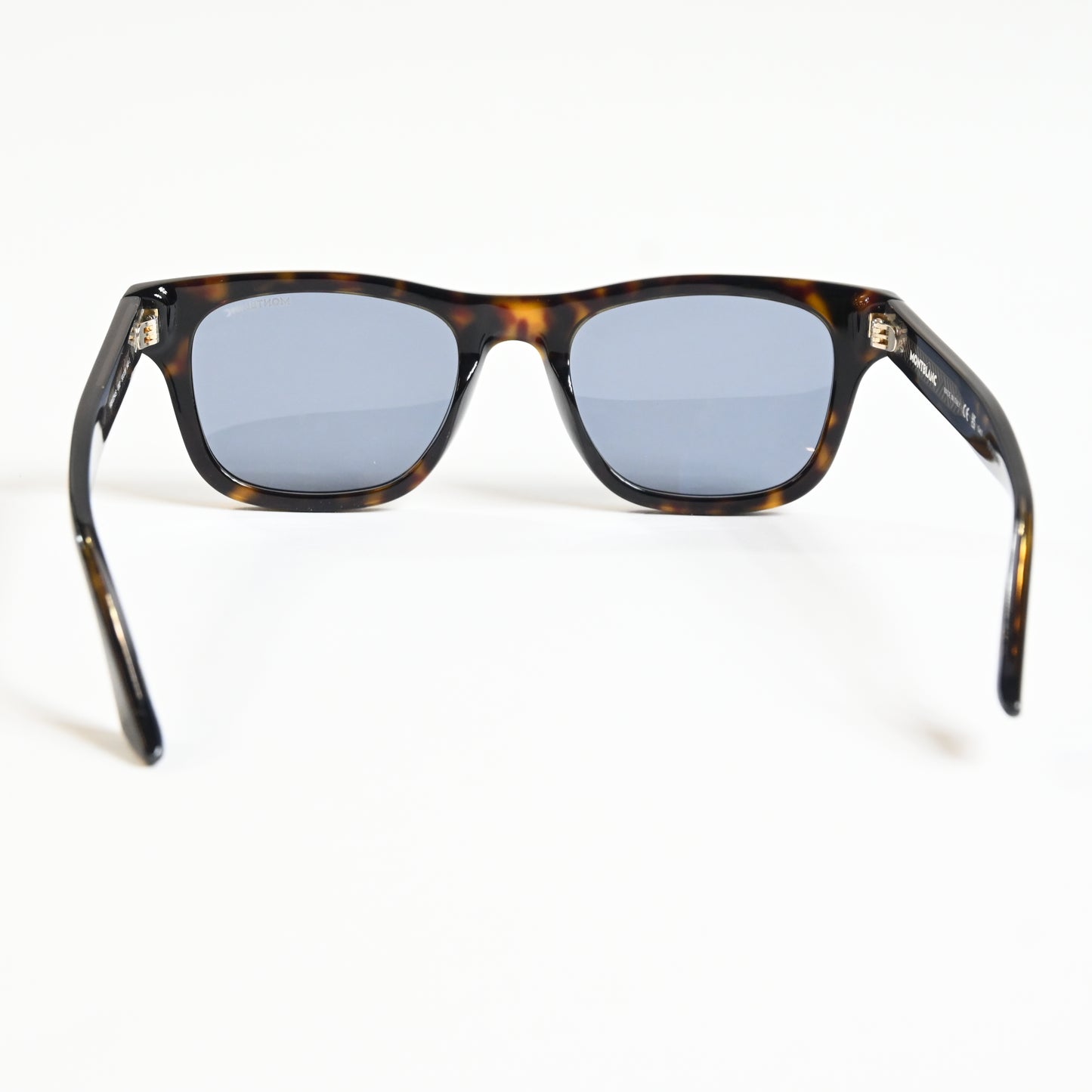Montblanc MB0254S 002 Mens Authentic Sunglasses Havana/Blue, 53mm - New