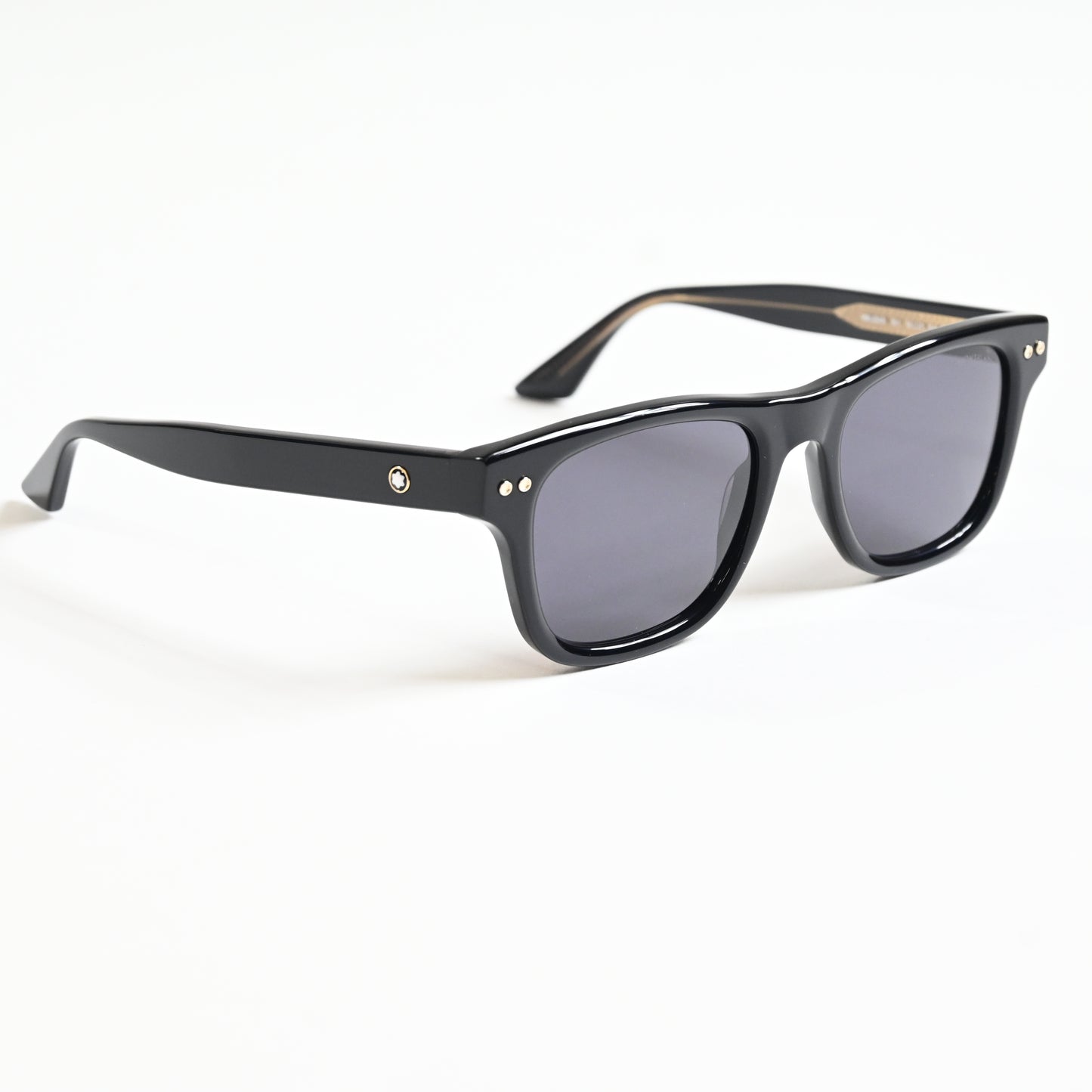 Montblanc MB0254S 001 Mens Authentic Sunglasses Black, 53mm - New