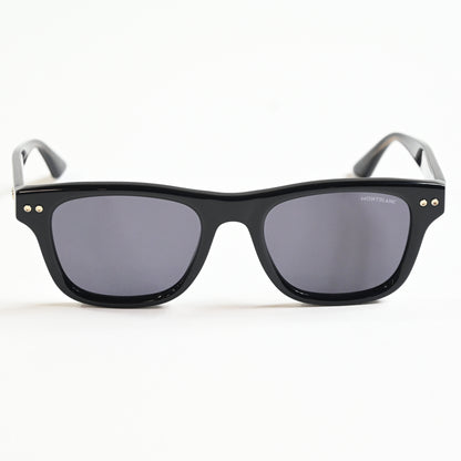 Montblanc MB0254S 001 Mens Authentic Sunglasses Black, 53mm - New