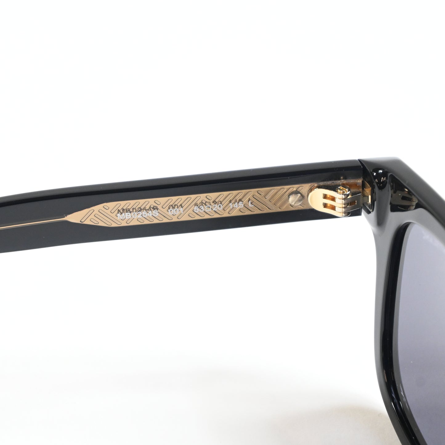 Montblanc MB0254S 001 Mens Authentic Sunglasses Black, 53mm - New