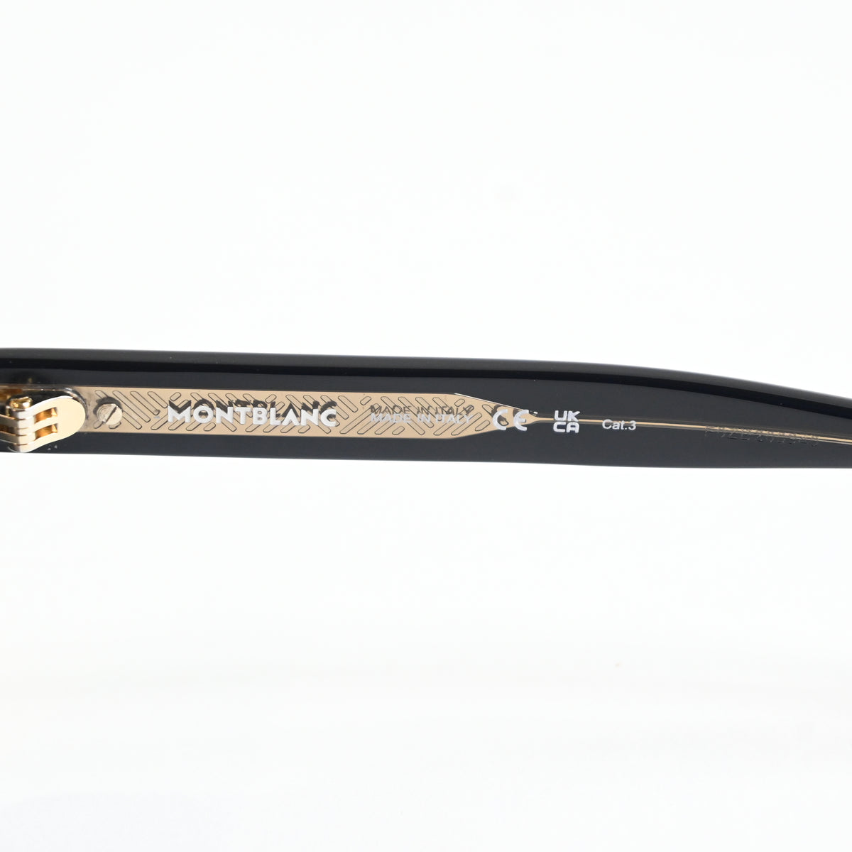 Montblanc MB0254S 001 Mens Authentic Sunglasses Black, 53mm - New