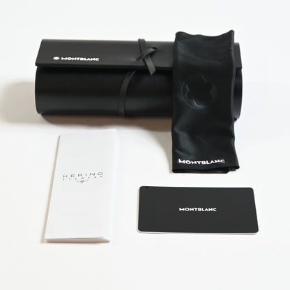 Montblanc MB0254S 001 Mens Authentic Sunglasses Black, 53mm - New