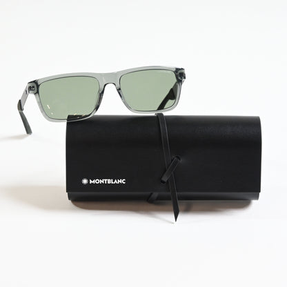 Montblanc MB0299S 003 Mens Authentic Sunglasses Green/Black, 54mm - New