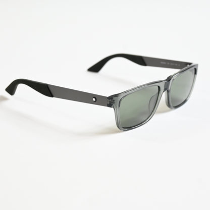 Montblanc MB0299S 003 Mens Authentic Sunglasses Green/Black, 54mm - New