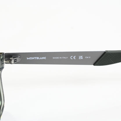 Montblanc MB0299S 003 Mens Authentic Sunglasses Green/Black, 54mm - New