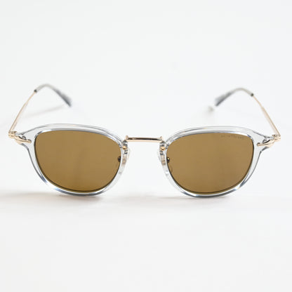 Montblanc MB0336S 001 Mens Authentic Sunglasses Gray/Gold/Bronze 48mm - New