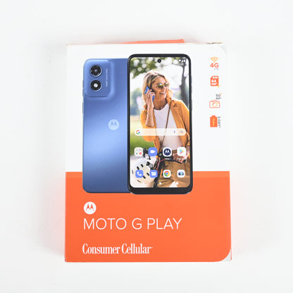 Motorola Moto G Play 2024 (64GB) - Consumer Cellular -  Sapphire Blue - Grade A