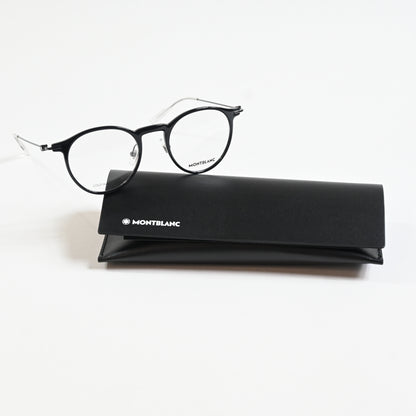 Montblanc MB0099O 005 Mens Authentic Eyeglasses Black, 48mm - New