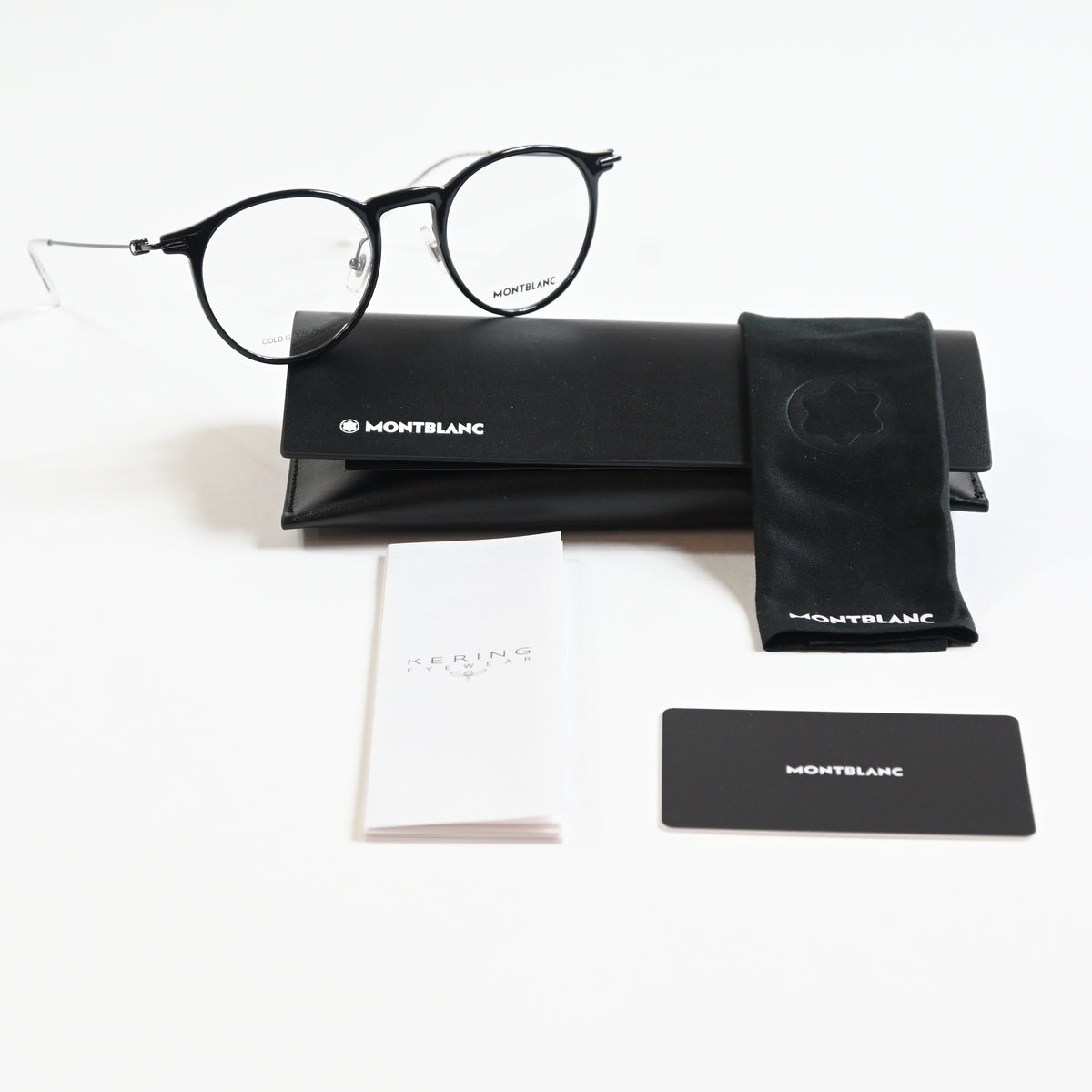 Montblanc MB0099O 005 Mens Authentic Eyeglasses Black, 48mm - New