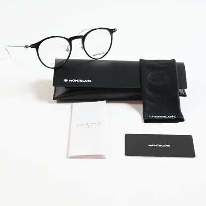 Montblanc MB0099O 005 Mens Authentic Eyeglasses Black, 48mm - New