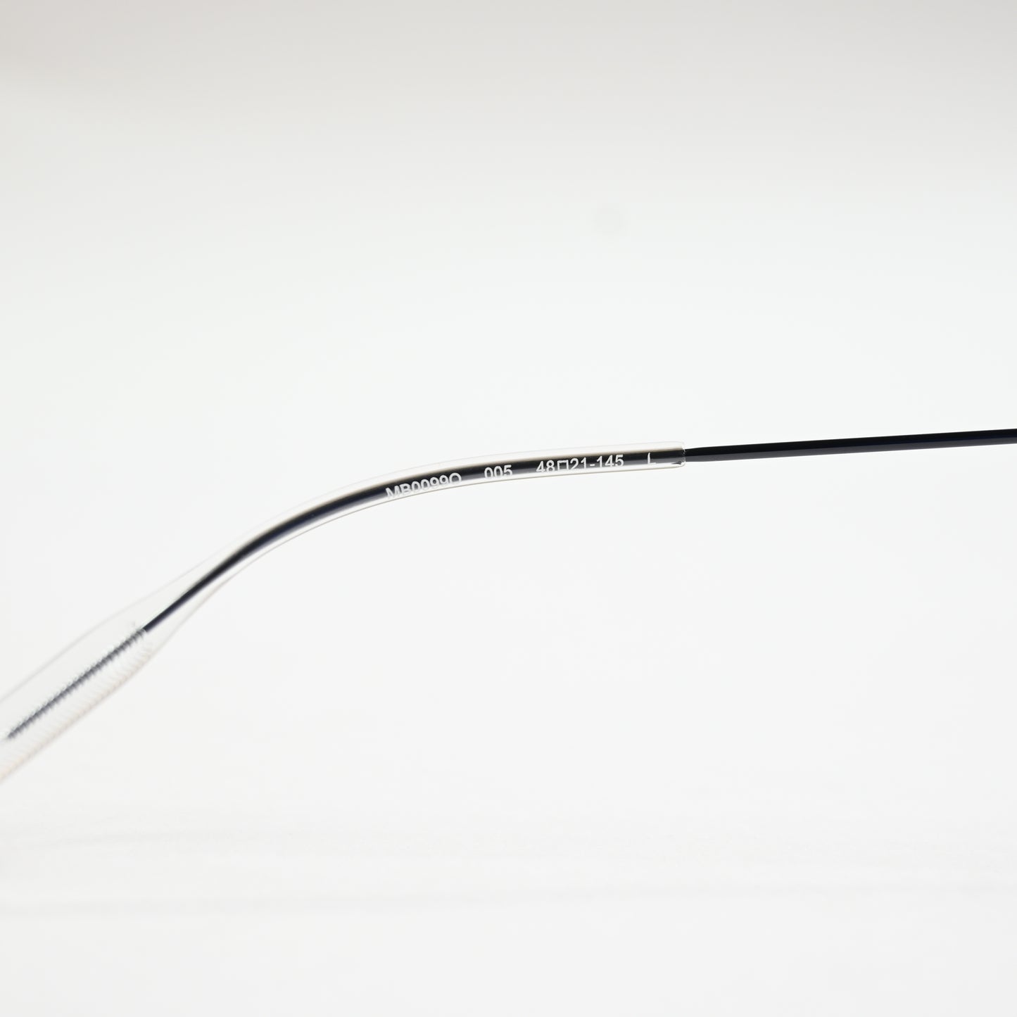 Montblanc MB0099O 005 Mens Authentic Eyeglasses Black, 48mm - New