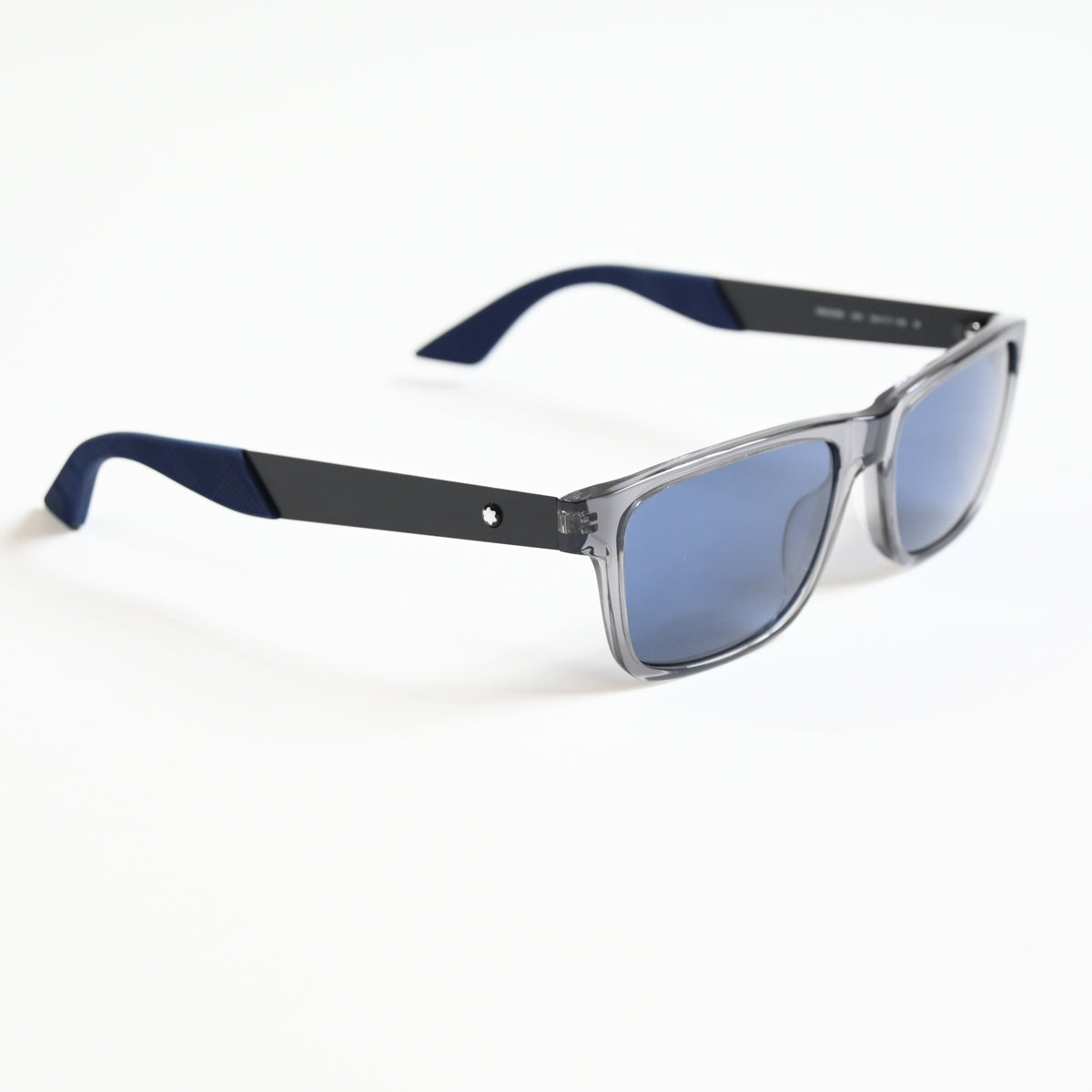 Montblanc MB0299S 004 Mens Authentic Sunglasses Blue/Black, 54mm - New