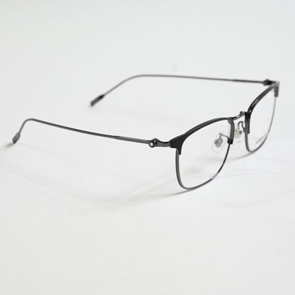 Montblanc MB0192O 003 Mens Authentic Eyeglasses Gunmetal, 53mm - New