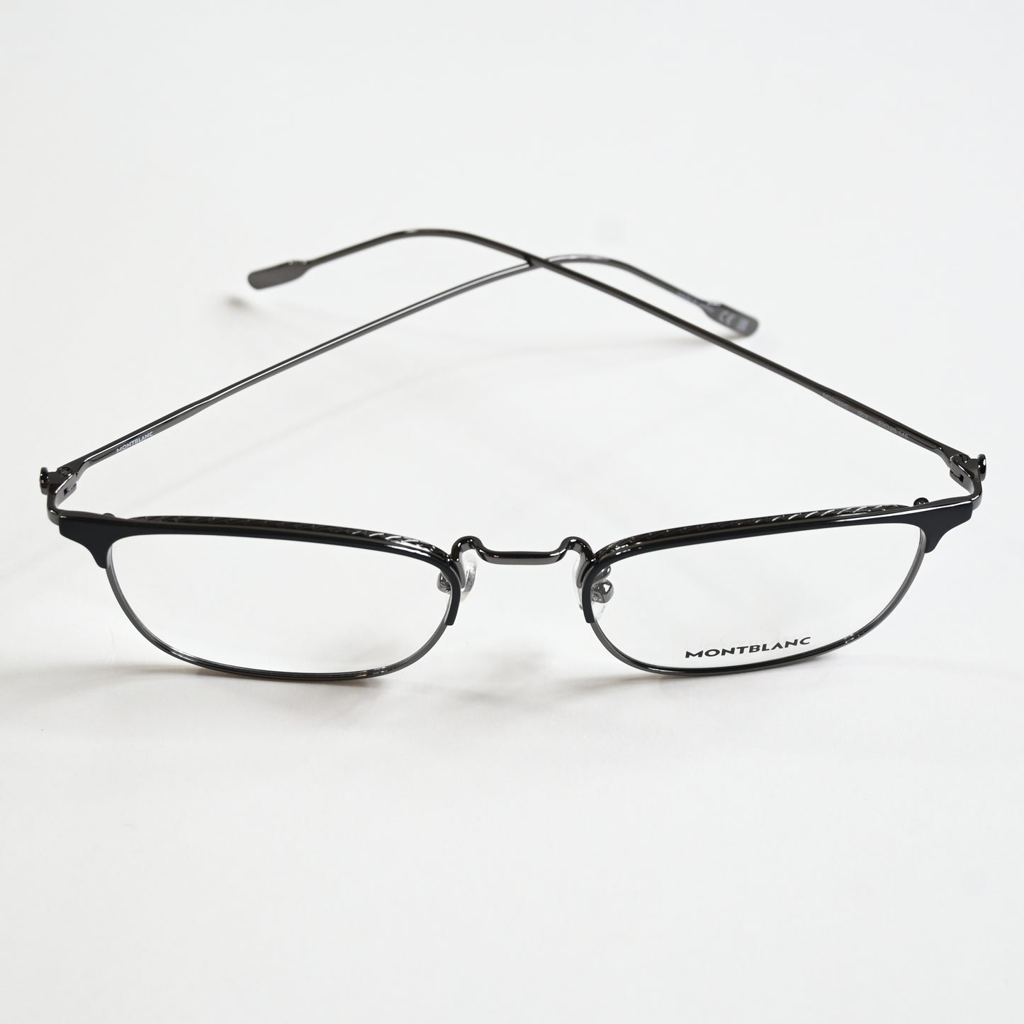 Montblanc MB0192O 003 Mens Authentic Eyeglasses Gunmetal, 53mm - New