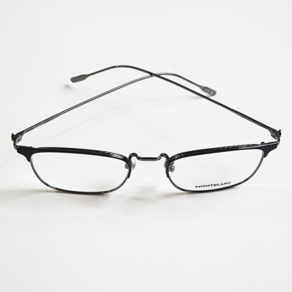 Montblanc MB0192O 003 Mens Authentic Eyeglasses Gunmetal, 53mm - New