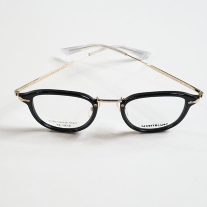 Montblanc MB0336O 001 Mens Authentic Eyeglasses Black/Gold, 48mm - New