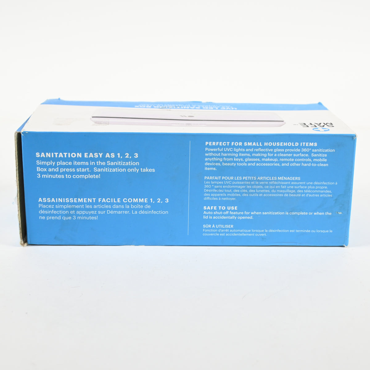 SafeMate UVC LED Sanitizing Box - Phones and Household Items
