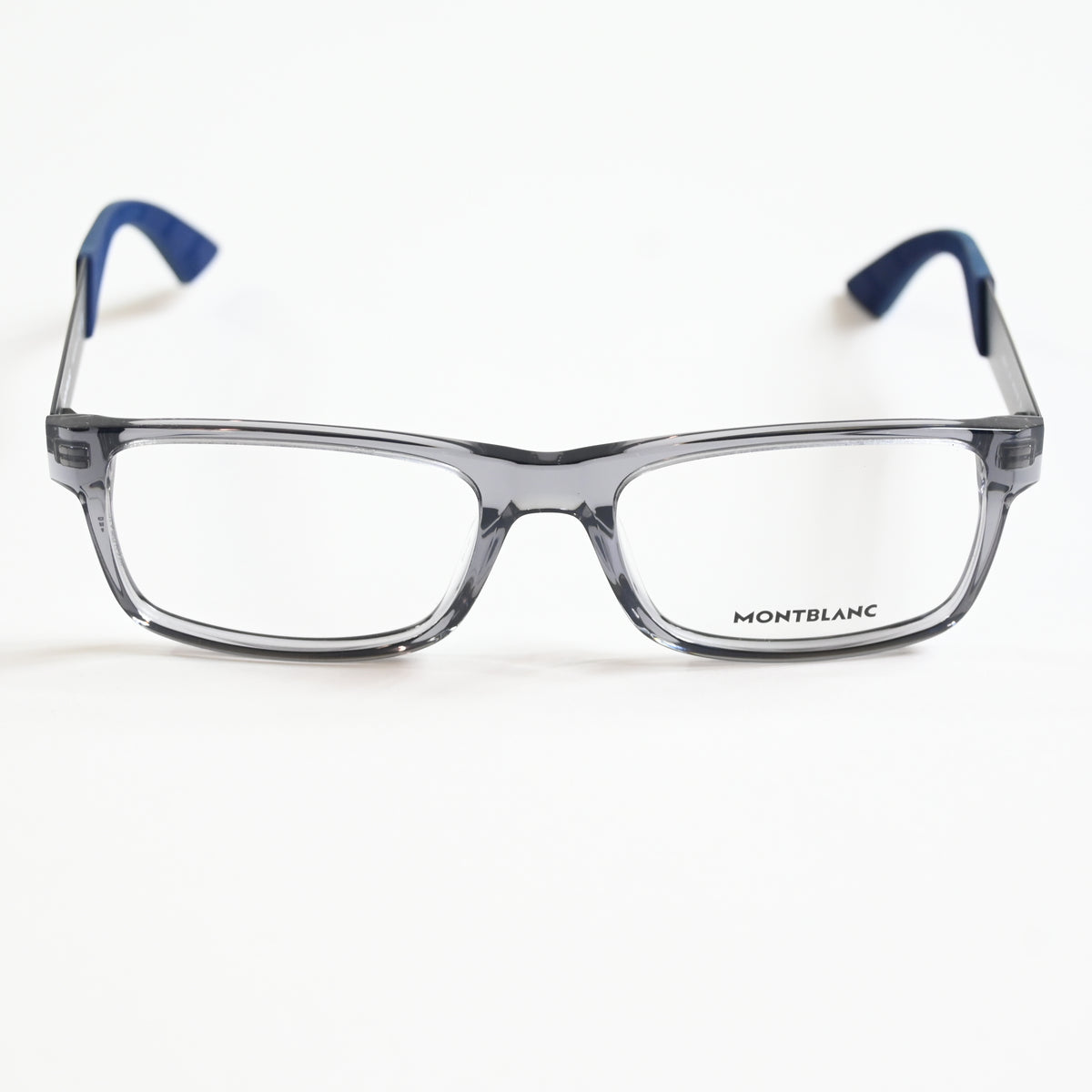 Montblanc MB0301O 004 Mens Authentic Eyeglasses Clear/Black, 54mm - New