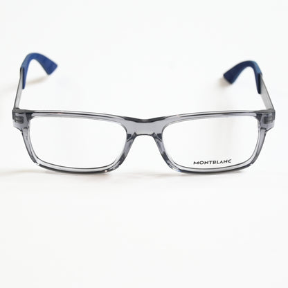 Montblanc MB0301O 004 Mens Authentic Eyeglasses Clear/Black, 54mm - New