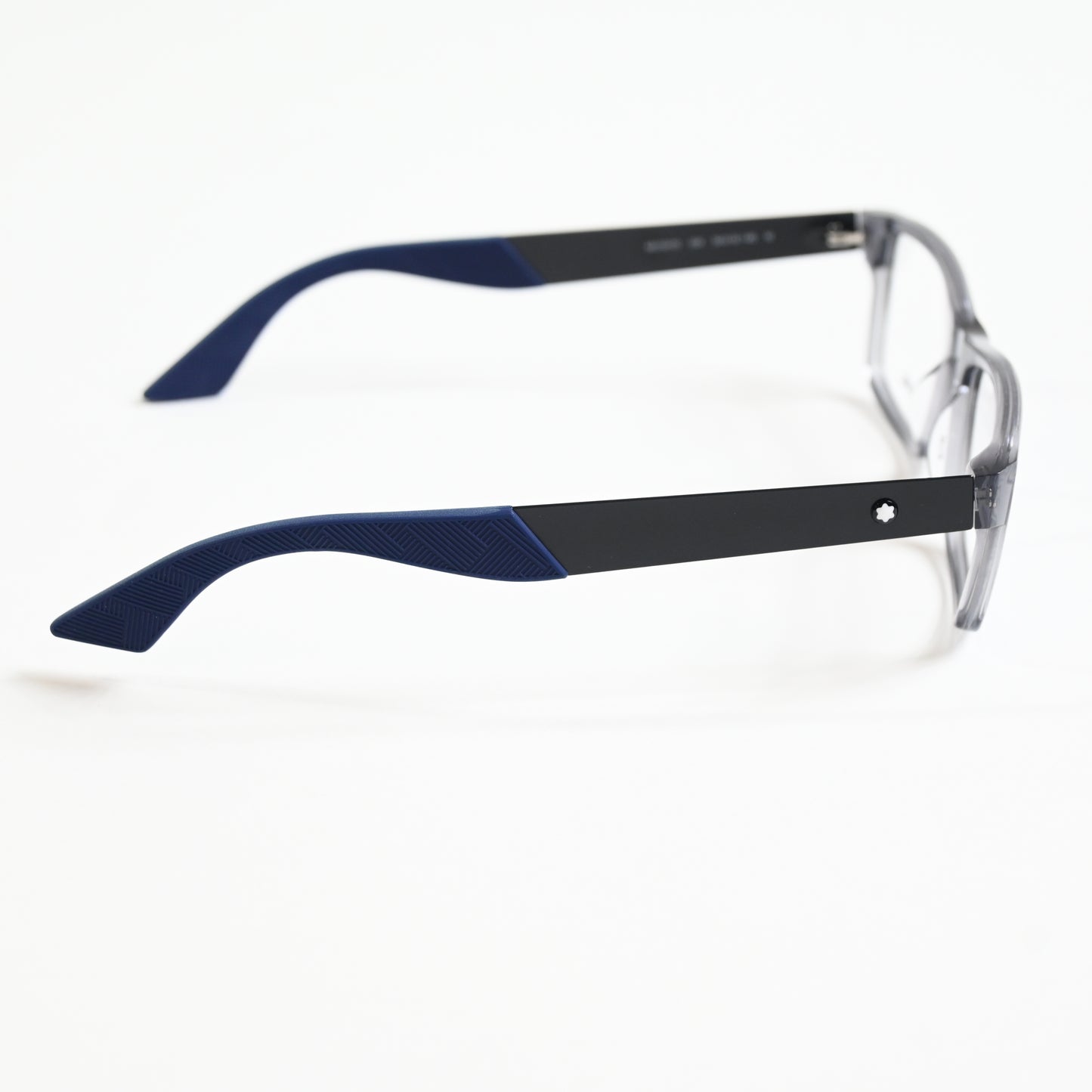 Montblanc MB0301O 004 Mens Authentic Eyeglasses Clear/Black, 54mm - New