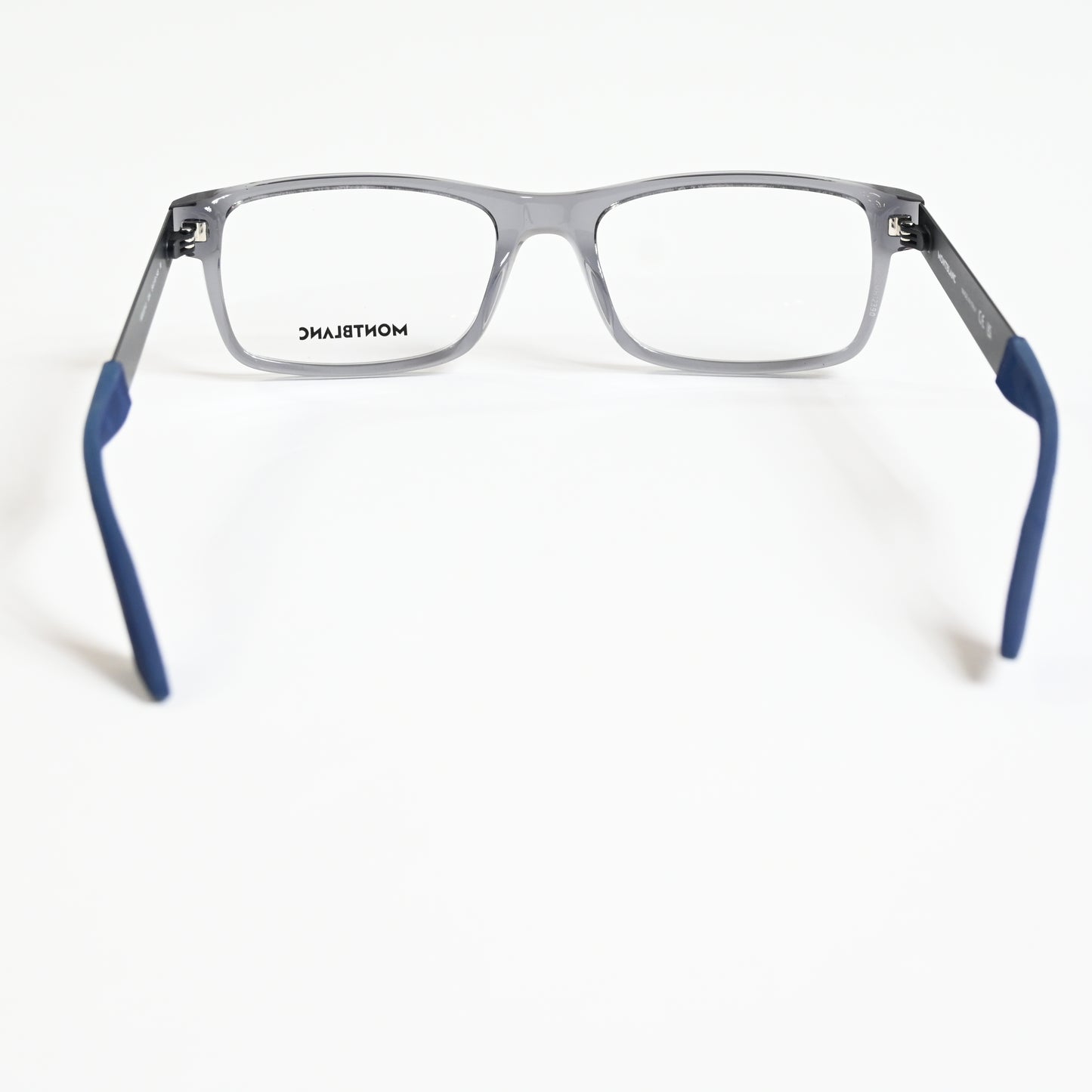 Montblanc MB0301O 004 Mens Authentic Eyeglasses Clear/Black, 54mm - New