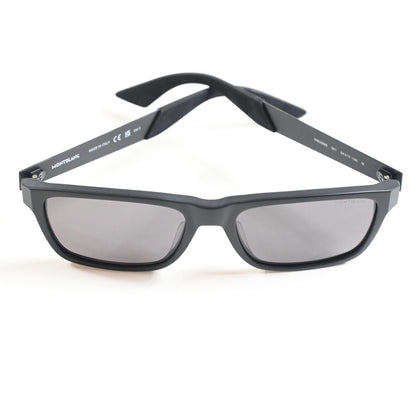 Montblanc MB0299S 001 Mens Authentic Sunglasses Matte Black, 54mm - New