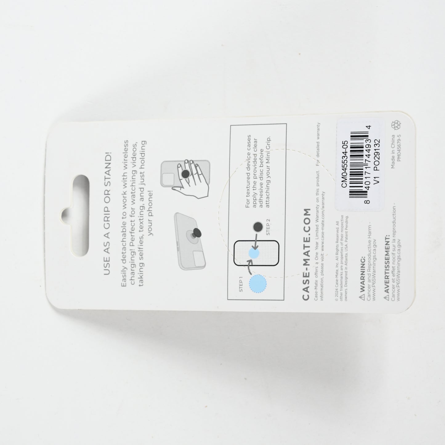 Case-Mate Minis Suction Cup Phone Holder - Soap Bubble Iridescent