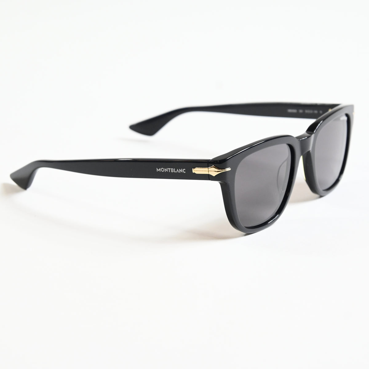 Montblanc MB0302S 001 Mens Authentic Sunglasses Black, 51mm - New