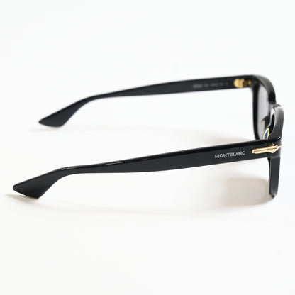 Montblanc MB0302S 001 Mens Authentic Sunglasses Black, 51mm - New