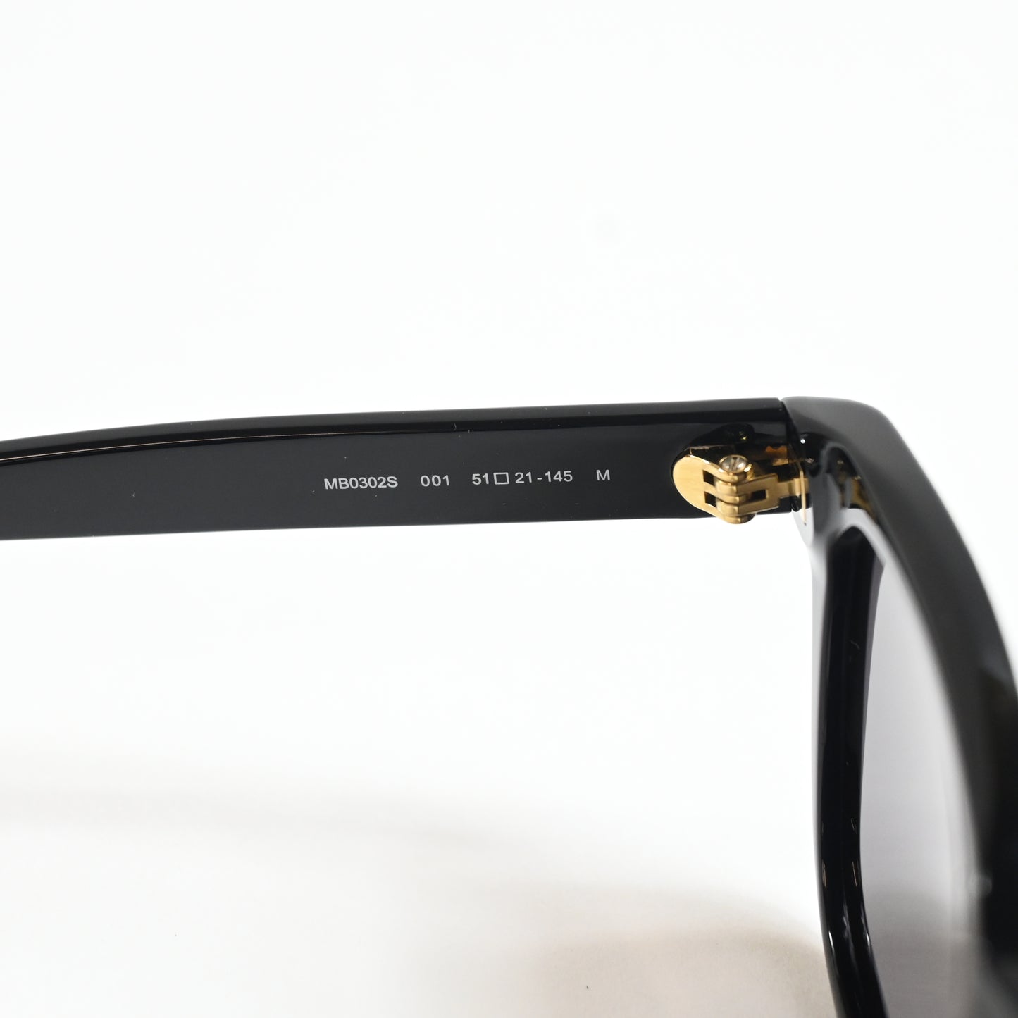 Montblanc MB0302S 001 Mens Authentic Sunglasses Black, 51mm - New