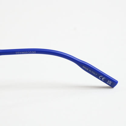 Montblanc MB0224O 003 Mens Authentic Eyeglasses Silver/Blue, 49mm - New