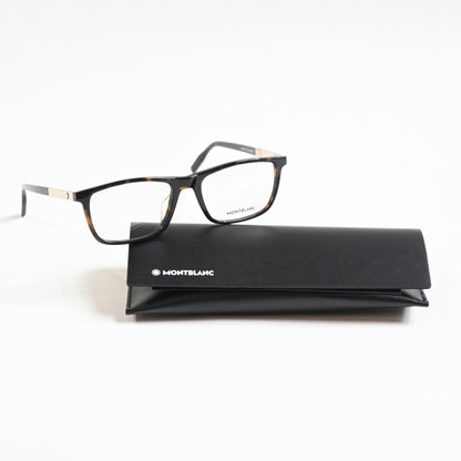 Montblanc MB0021O 002 Mens Authentic Eyeglasses Beige, 55mm - New
