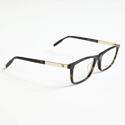 Montblanc MB0021O 002 Mens Authentic Eyeglasses Beige, 55mm - New