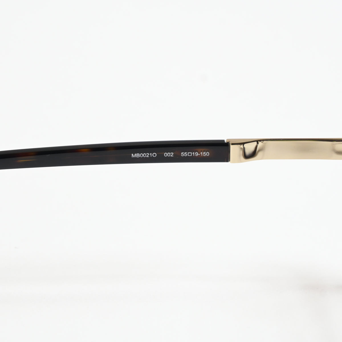 Montblanc MB0021O 002 Mens Authentic Eyeglasses Beige, 55mm - New