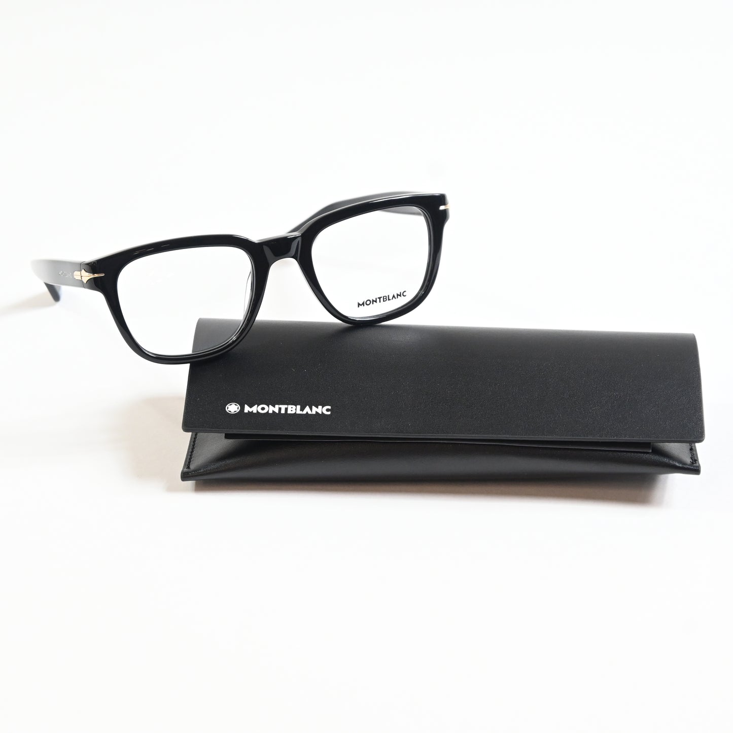 Montblanc MB0305O 001 Mens Authentic Eyeglasses Black, 51mm - New