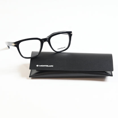 Montblanc MB0305O 001 Mens Authentic Eyeglasses Black, 51mm - New