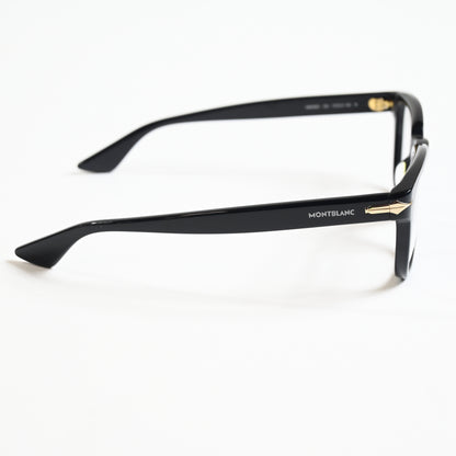 Montblanc MB0305O 001 Mens Authentic Eyeglasses Black, 51mm - New