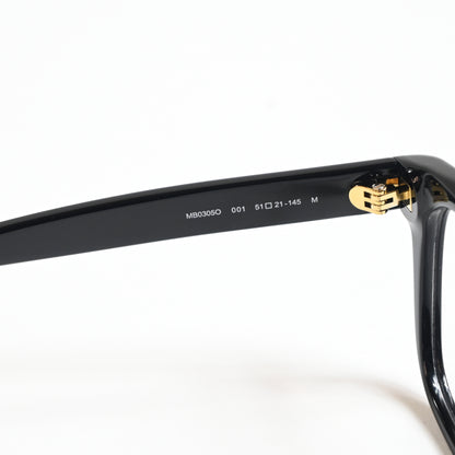 Montblanc MB0305O 001 Mens Authentic Eyeglasses Black, 51mm - New