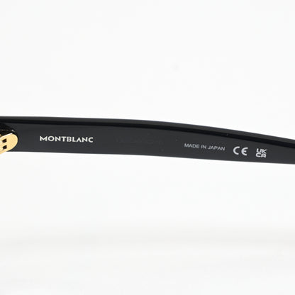 Montblanc MB0305O 001 Mens Authentic Eyeglasses Black, 51mm - New
