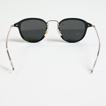 Montblanc MB0336S 001 Mens Authentic Sunglasses Black/Gold, 54mm - New