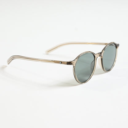 Montblanc MB0336S 004 Mens Authentic Sunglasses Beige/Teal, 48mm - New