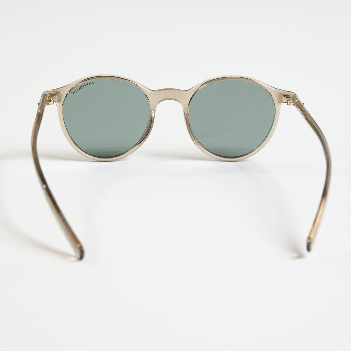 Montblanc MB0336S 004 Mens Authentic Sunglasses Beige/Teal, 48mm - New