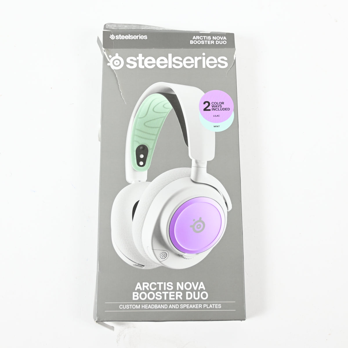 SteelSeries Arcits Nova Booster Duo - Headbands and Plates - Mint + Lilac