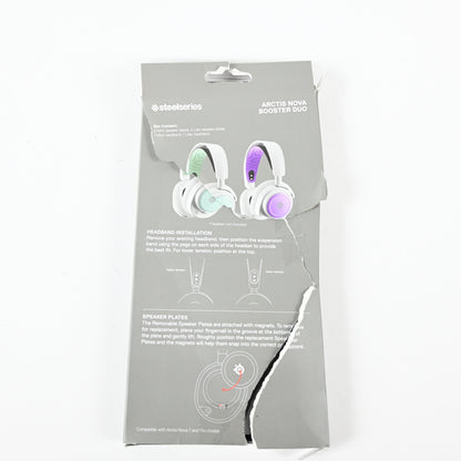 SteelSeries Arcits Nova Booster Duo - Headbands and Plates - Mint + Lilac