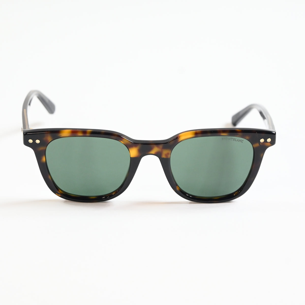 Montblanc MB0320S 002 Mens Authentic Sunglasses Havana/Green, 49mm - New