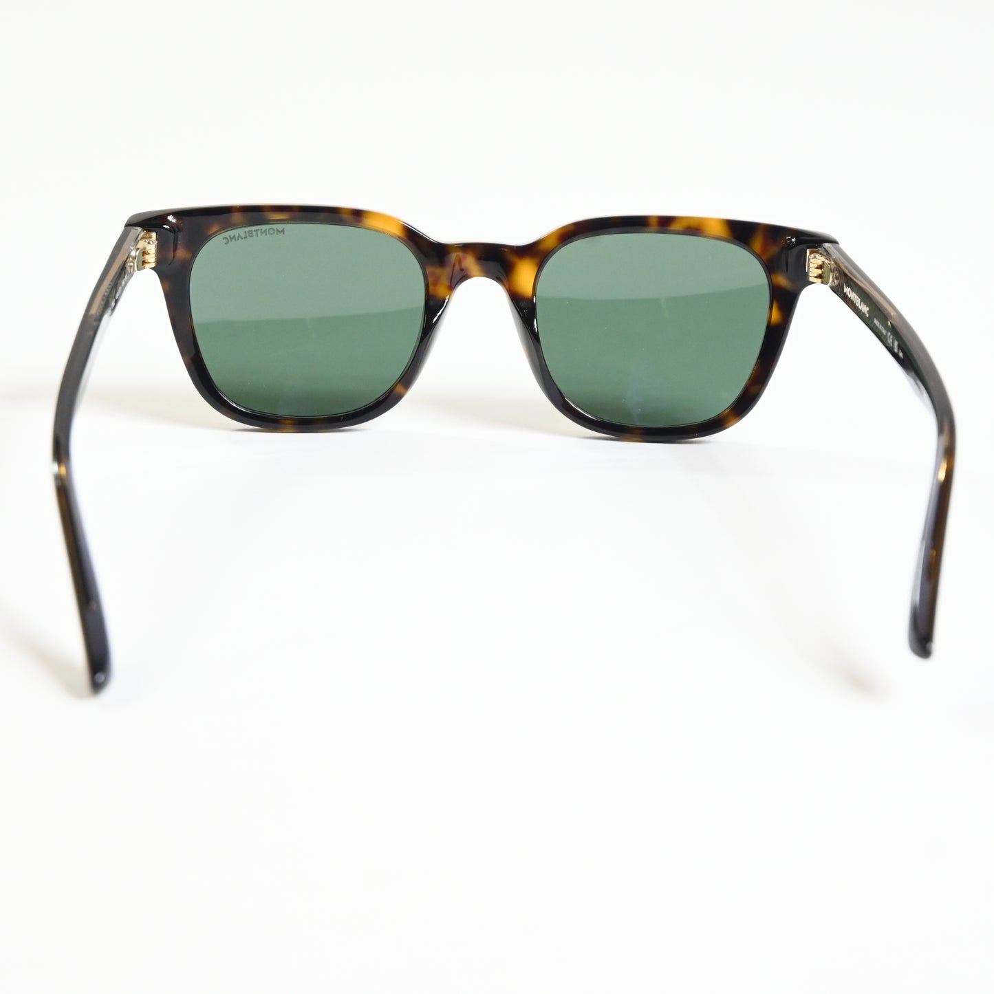 Montblanc MB0320S 002 Mens Authentic Sunglasses Havana/Green, 49mm - New