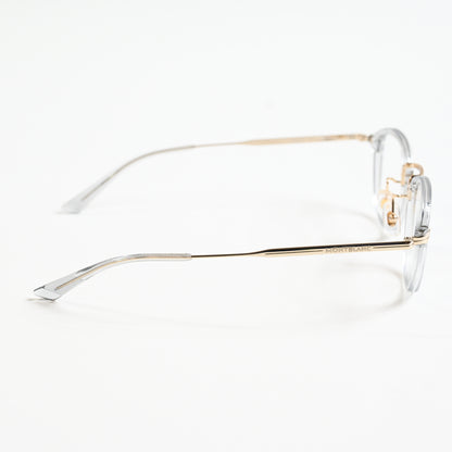 Montblanc MB0336O 003 Mens Authentic Eyeglasses Gray/Gold, 48mm - New