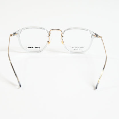 Montblanc MB0336O 003 Mens Authentic Eyeglasses Gray/Gold, 48mm - New