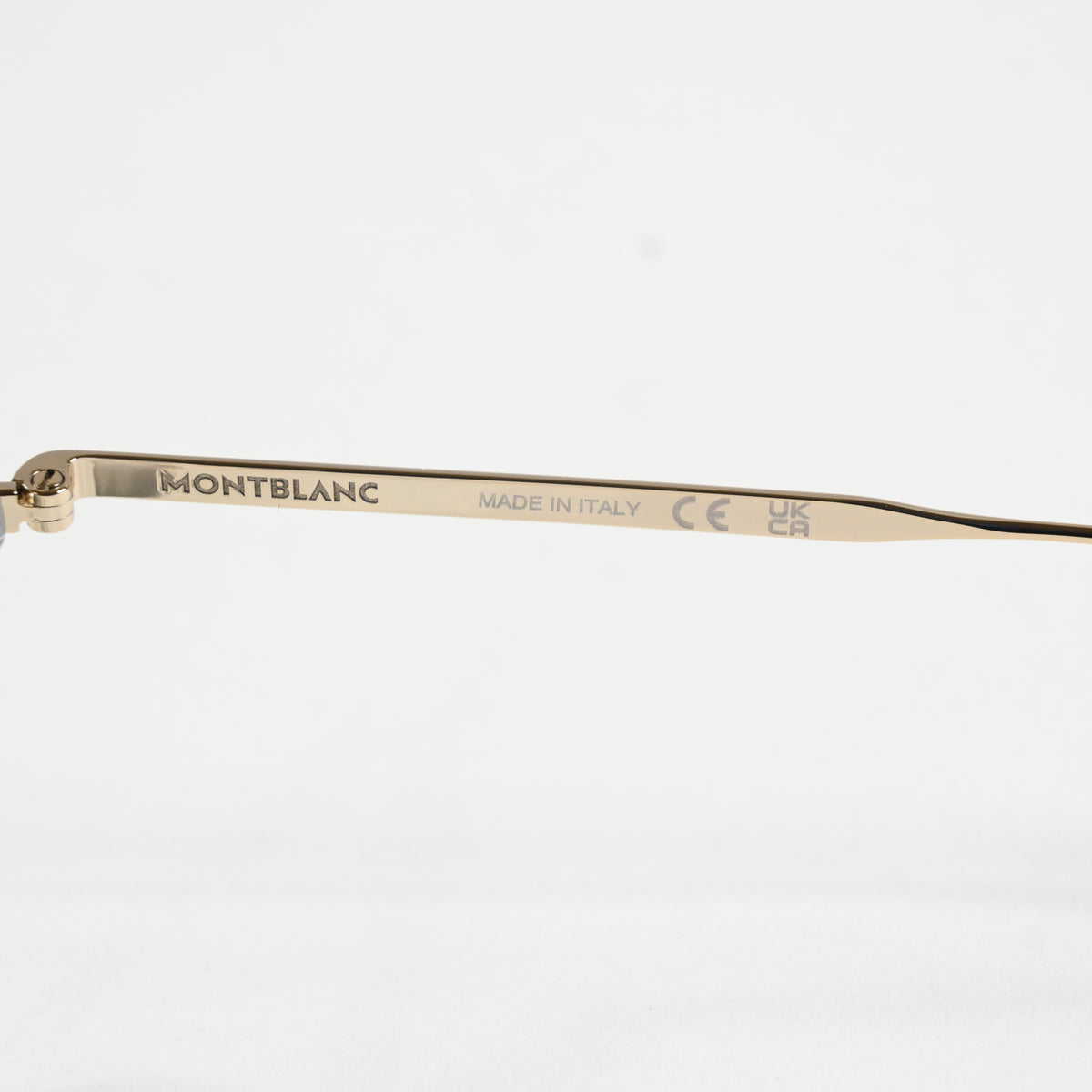 Montblanc MB0336O 003 Mens Authentic Eyeglasses Gray/Gold, 48mm - New